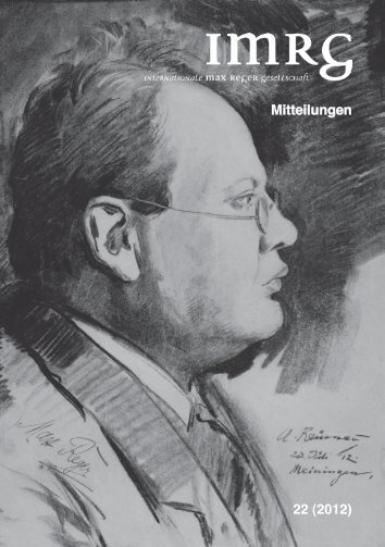 Mitteilungen22 - Max Reger