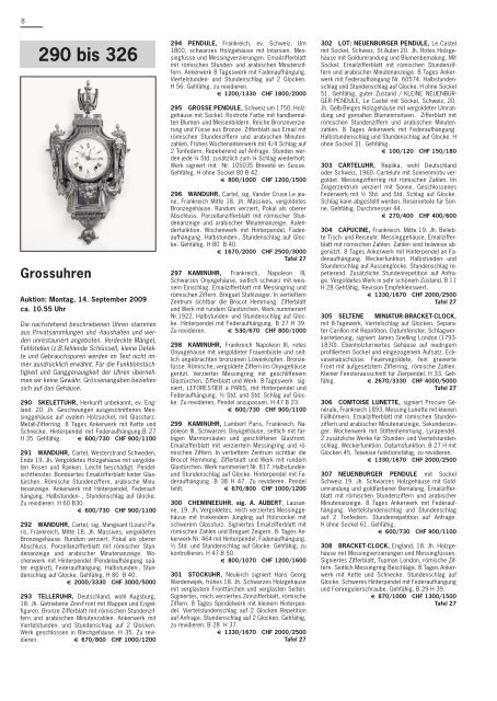 1 bis 189 Möbel - Schuler Auktionen