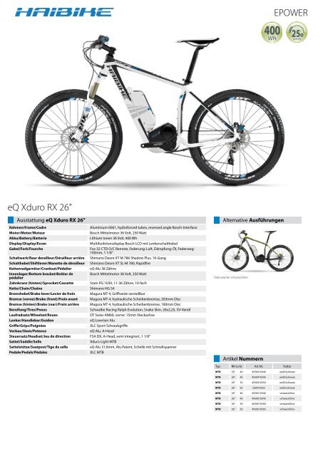 Page 1 EPOWER Hinter dem Rückenwind führender Pedelecs ...