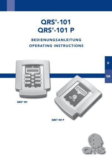 QRS®-101 QRS®-101 P - BrainTuner