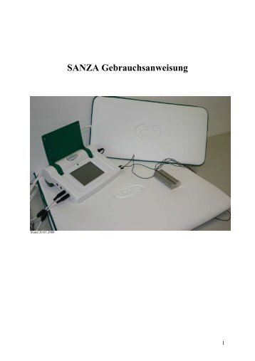 Sanza-Therapie - Sanamedis Medical Systems