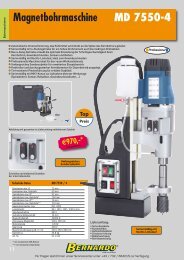 MD 7550-4 Magnetbohrmaschine - Bernardo