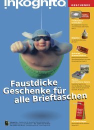 Faustdicke Geschenke für Geschenke für alle Brieftaschen - Inkognito