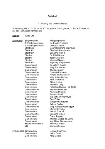 Protokoll vom 11.02.2010 (20 KB) - .PDF - Korneuburg