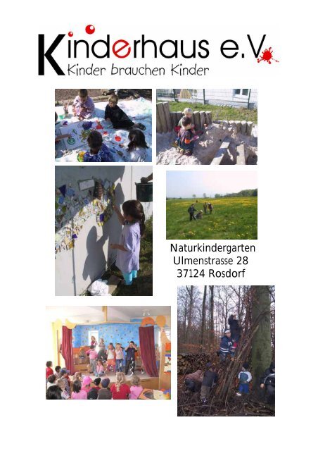 Naturkindergarten Ulmenstrasse 28 37124 Rosdorf - Kinderhaus e.V.