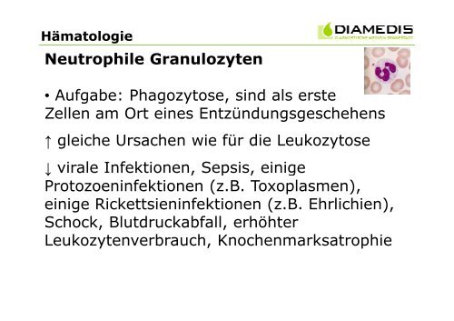 Klinische Chemie - MVZ Diamedis Diagnostische Medizin ...