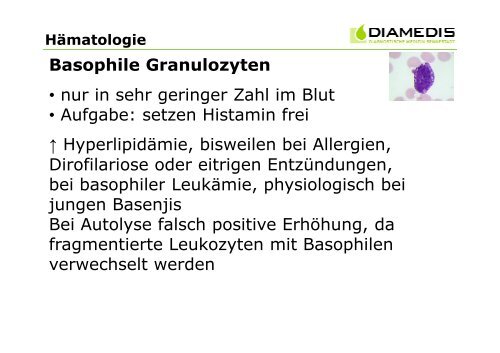 Klinische Chemie - MVZ Diamedis Diagnostische Medizin ...