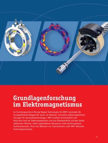 Grundlagenforschung im Elektromagnetismus - Moving Magnet ...