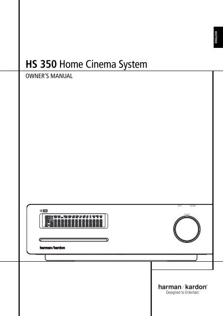 HS 350 Home Cinema System - Harman Kardon