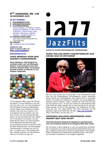 jazz op papier - JazzFlits