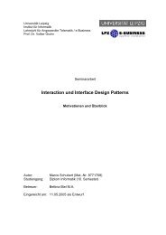 Interaction und Interface Design Patterns - LPZ E-BUSINESS ...