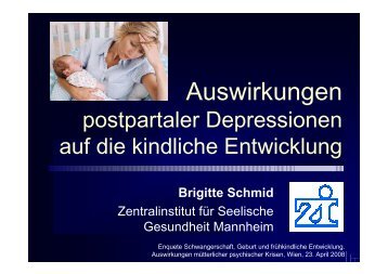 Postpartale Depression der Mutter - Wiener Programm für ...