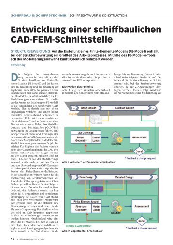 Entwicklung einer schiffbaulichen CAD-FEM ... - Schiff & Hafen