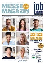 Das MesseMagazin zur jobmesse leipzig 2025