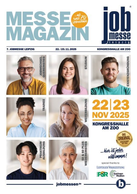 Das MesseMagazin zur jobmesse leipzig 2025