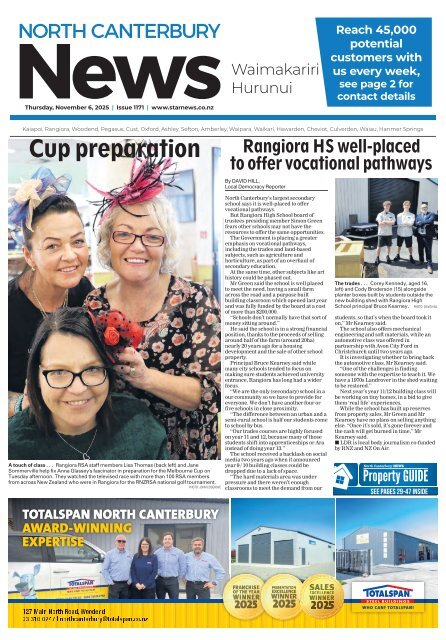 North Canterbury News: November 06, 2025