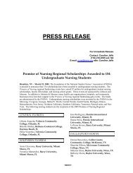 NATIONAL STUDENT NURSES ASSOCIATION COST visual data 5