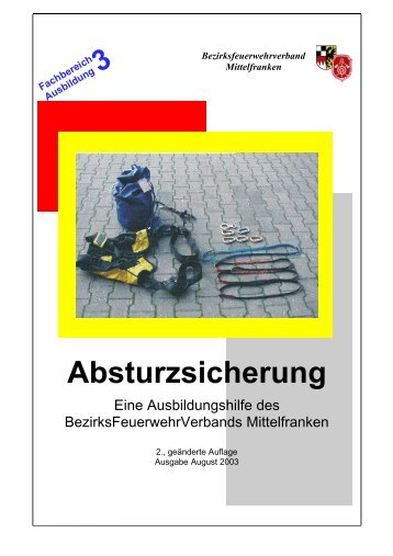 Ausbildungsunterlage Absturzsicherung 2.0 BFV.