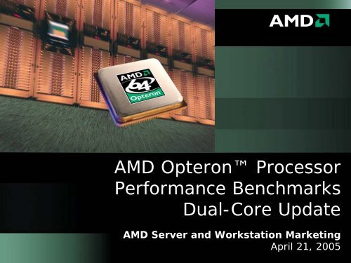 AMD Server and Workstation Marketing