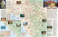 Arizona - Sonora Desert Region Map Guide - California Ocean ...