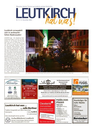 12.11.2025 Leutkirch hat was