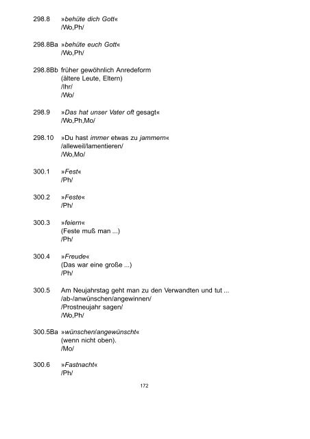 Fragebuch für den Sprachatlas von Unterfranken - spr.germanistik ...