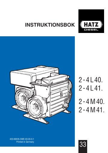 instruktionsbok - Hatz