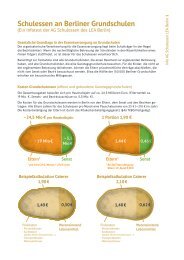 Schulessen an Berliner Grundschulen - Landeselternausschuss ...