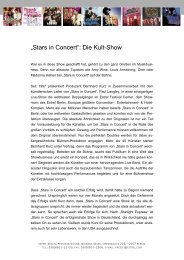 „Stars in Concert“: Die Kult-Show - Estrel Hotel