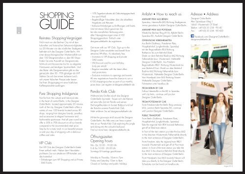 SHOPPING - McArthurGlen Designer Outlets