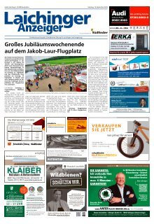 13.09.2025 Laichinger Anzeiger