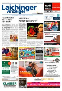 31.10.2025 Laichinger Anzeiger