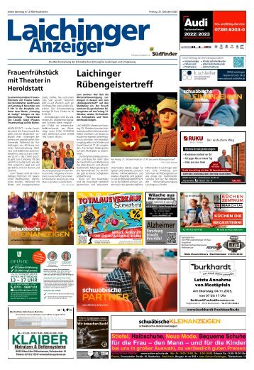 31.10.2025 Laichinger Anzeiger