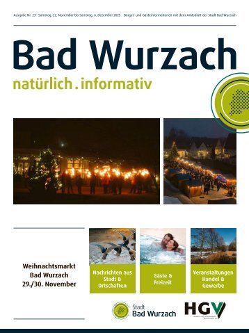 22.11.2025 Bürger- und Gästeinformation Bad Wurzach