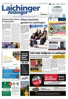 22.11.2025 Laichinger Anzeiger