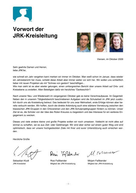 Jahresbericht 2008 (PDF-Format) - DRK Kreisverband Viersen e.V.