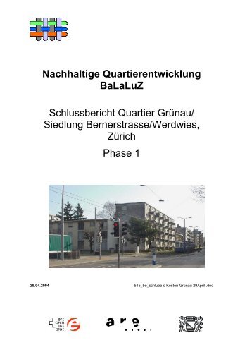 Nachhaltige Quartierentwicklung BaLaLuZ ... - econcept AG