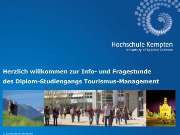 Präsentation Infoveranstaltung - Hochschule Kempten