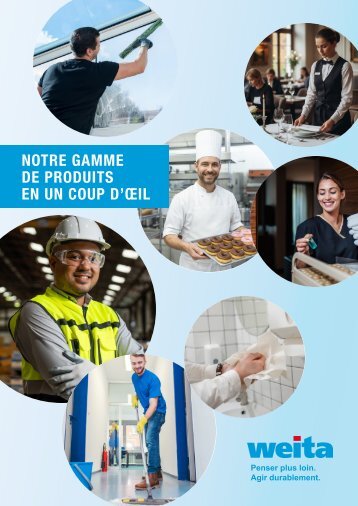 Aperçu de la gamme en un coup d'œil