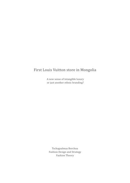 First Louis Vuitton store in Mongolia - THOS