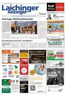 29.11.2025 Laichinger Anzeiger