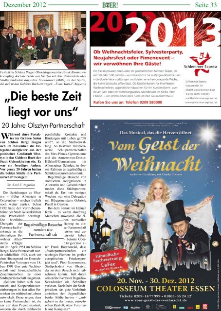 Die nächste -Ausgabe erscheint bereits am 21. Dezember 2012