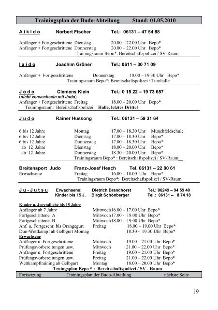 TISCHTENNIS - Abteilung - Polizei-Sportverein Mainz e.V.