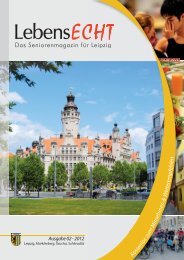 Das Seniorenmagazin für Leipzig - LebensECHT