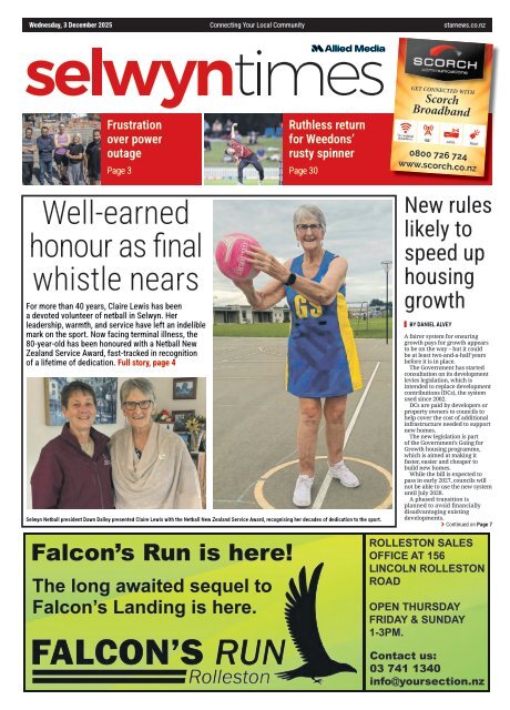 Selwyn_Times: December 03, 2025
