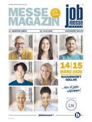 Das MesseMagazin der jobmesse lübeck 2026