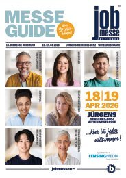 Das MesseMagazin der jobmesse dortmund 2026