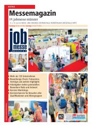 Das MesseMagazin der jobmesse münster 2026