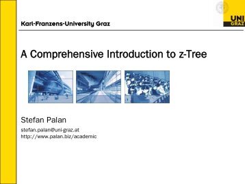 A comprehensive introduction to z-Tree
