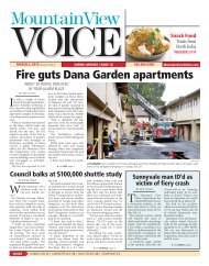 Fire guts Dana Garden apartments - Mountain View Voice